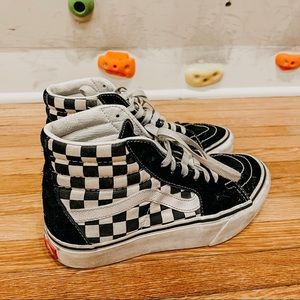 Vans B&W Checkerboard SK8-HI